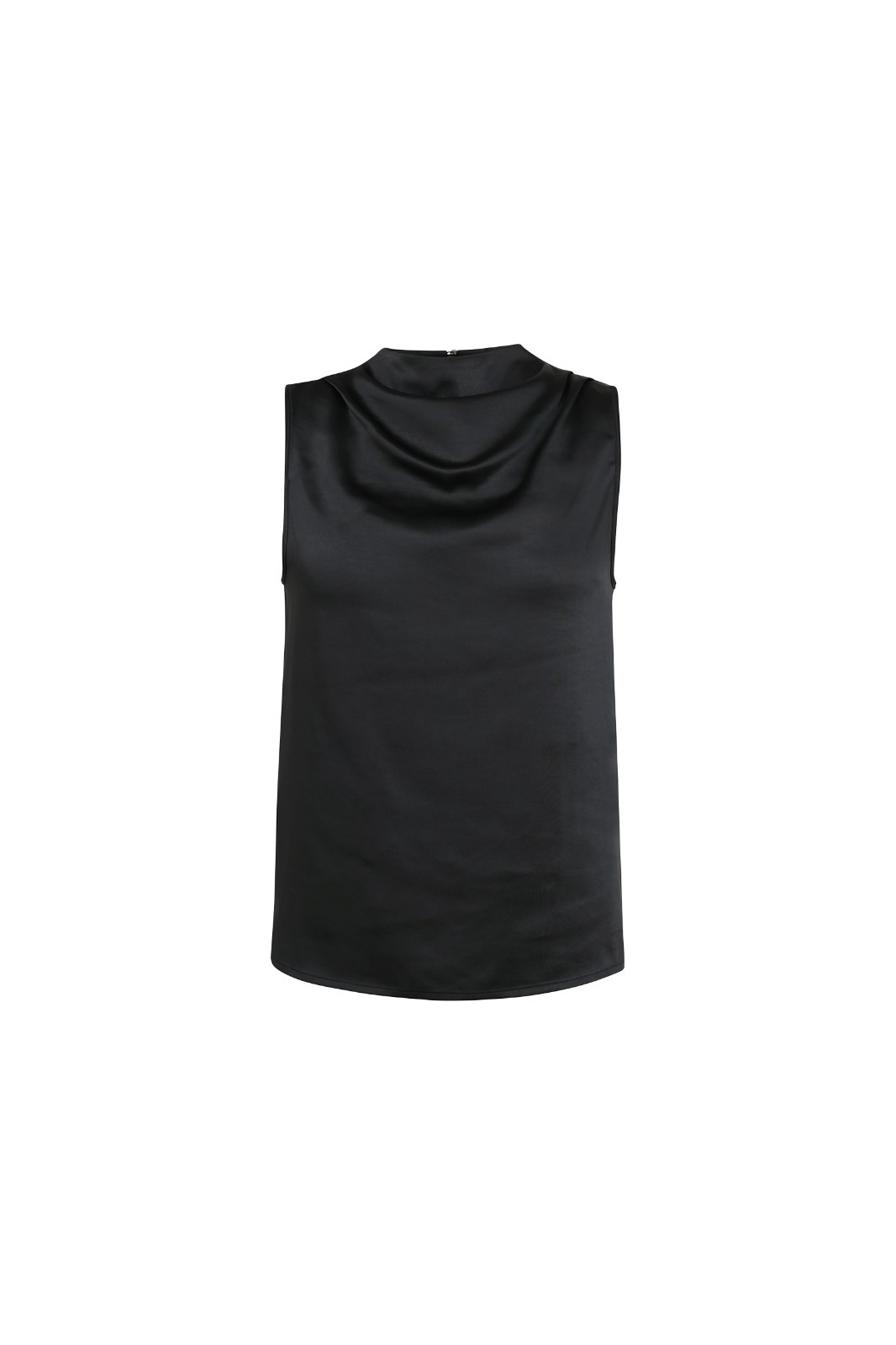 Mara Silky Top Champagne and Black THE NOLI SHOP