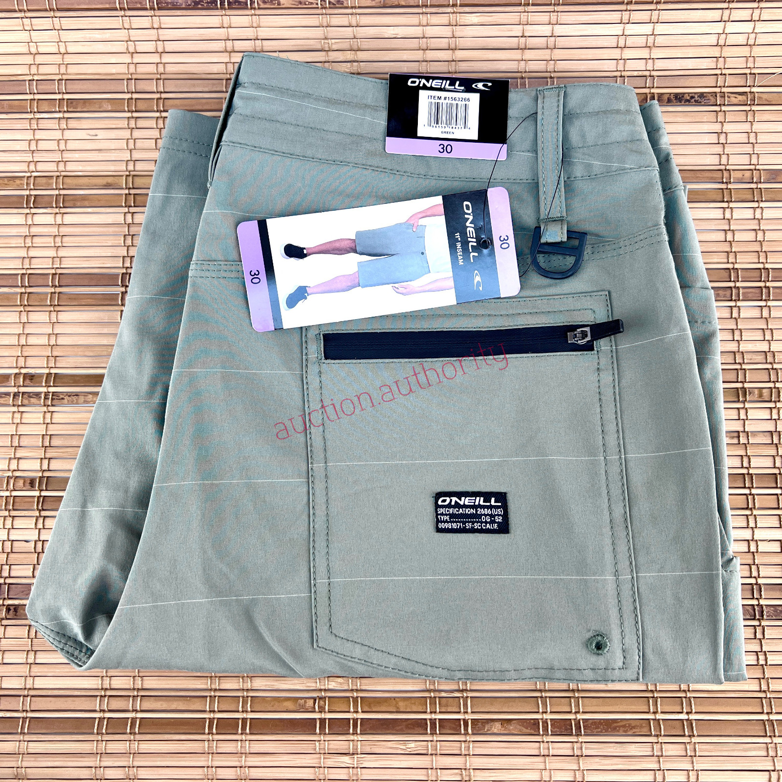 New ONeill Hybrid Crossover Quick Dry Shorts Mens Grey Blue Grey Black ALL SIZES