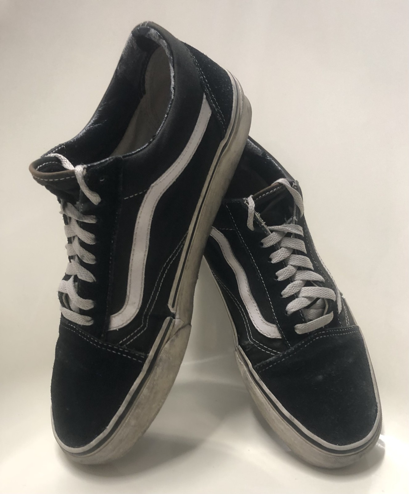 2017 VANS OLD SKOOL BLACK WHITE RED SUEDE CANVAS VN000D3HY28 Sneaker Men’s US 11