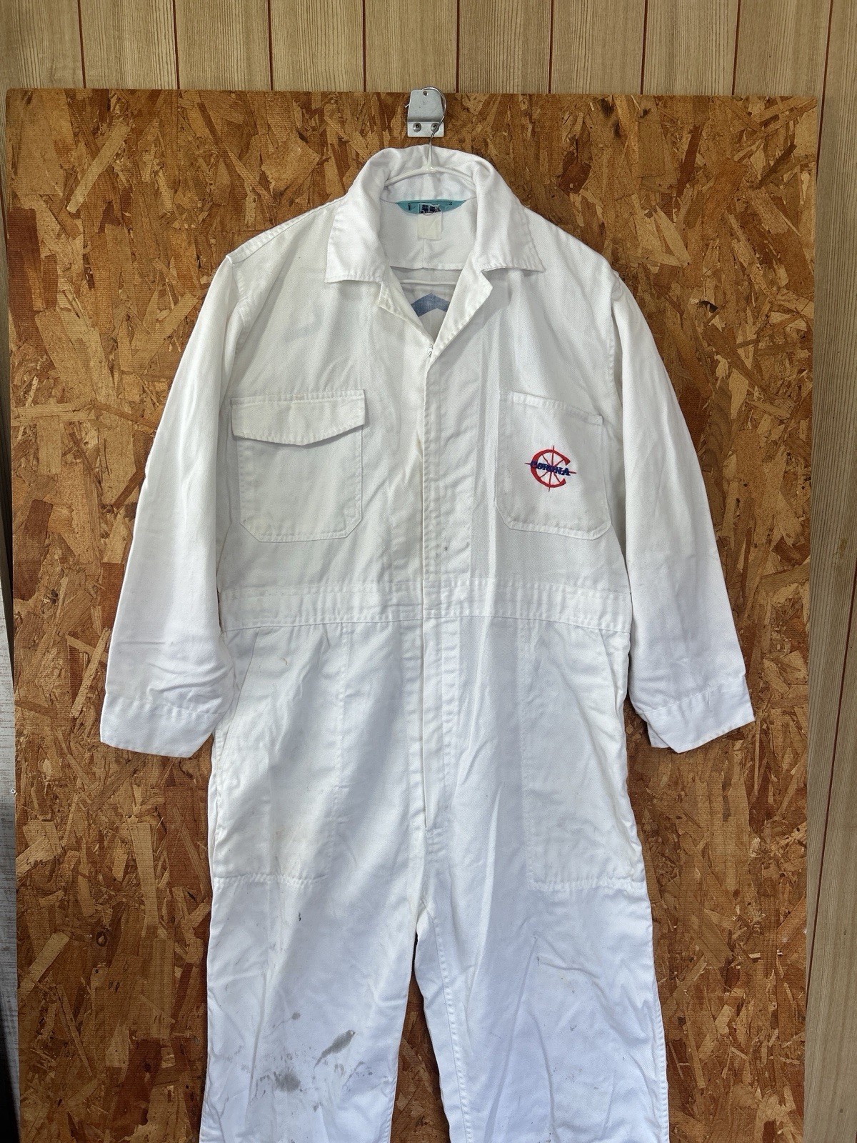 Vintage 1960s Toyopet Toyota Corona Mechanic Jumpsuit Coveralls JDM Used Size M