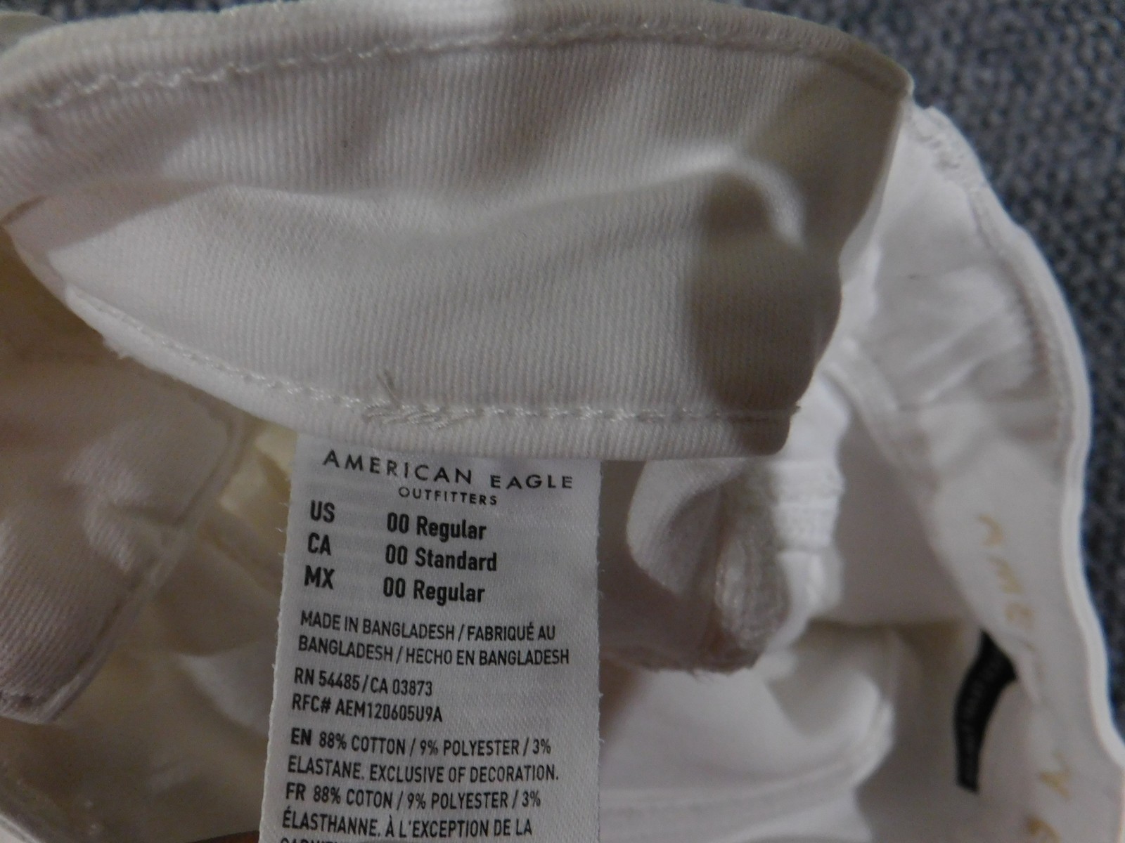American Eagle Jeggings Womens 00 White Hi-Rise Next Level Stretch Skinny Pants