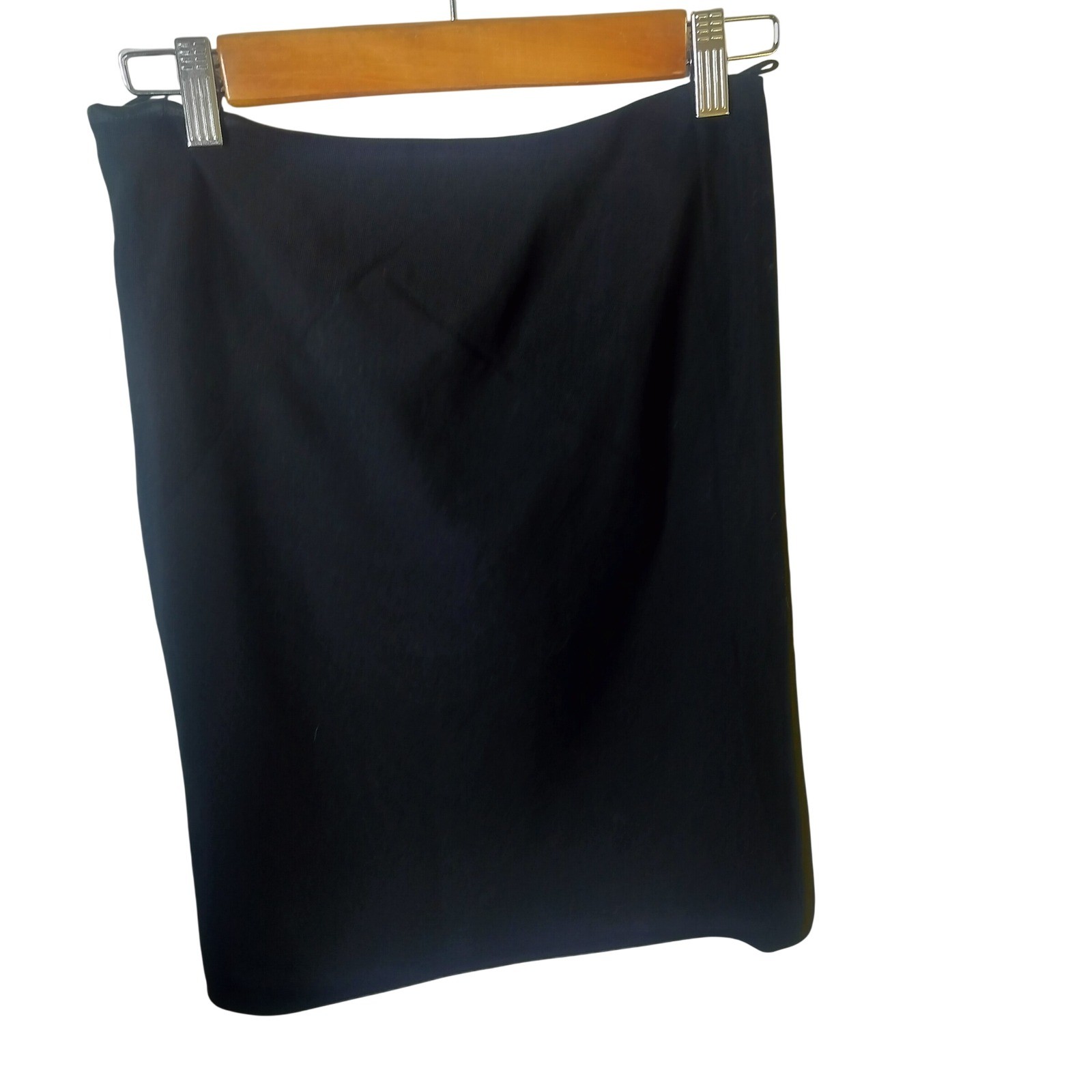 Gianni Versace Couture Black Wool Pencil Skirt Medusa Lining IT 42 Made in Italy
