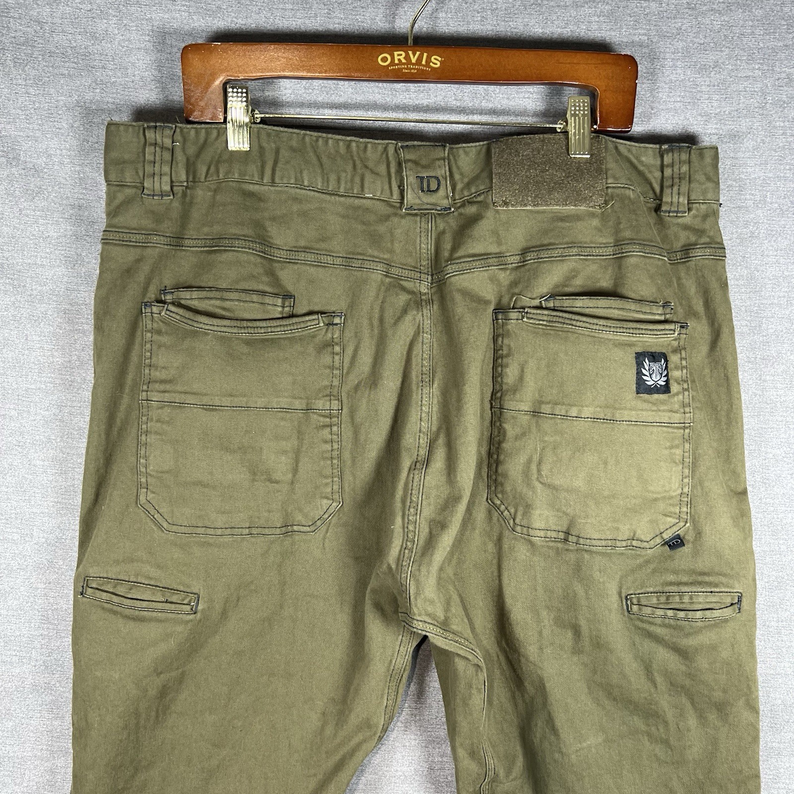 Carlos Ray TD Pants Mens 42×32 Green Tactical Stretch Utility Outdoor (38×31)