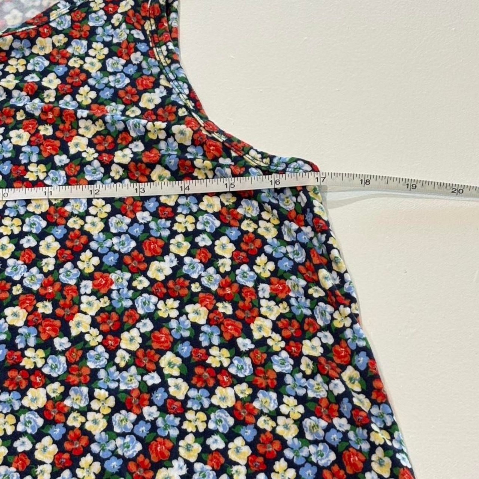 Floral Flowy Tank Top Luxe M Old Navy