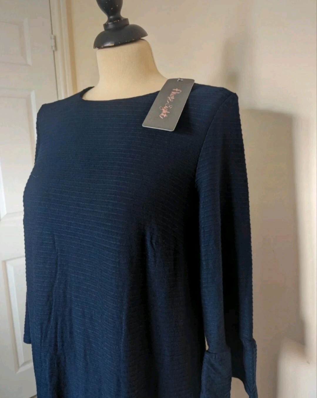 PHASE EIGHT RRP £89 Farah Tunic Dress Midnight Navy Size UK 12 L Brand New
