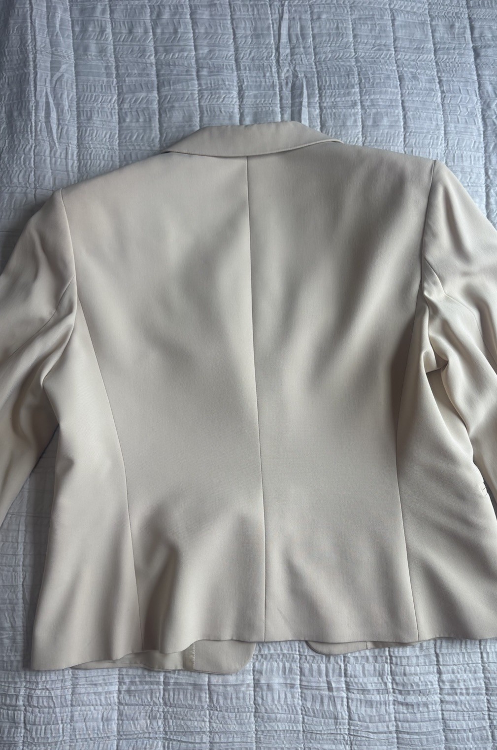 Max Mara One Button Jacket Crème Vintage