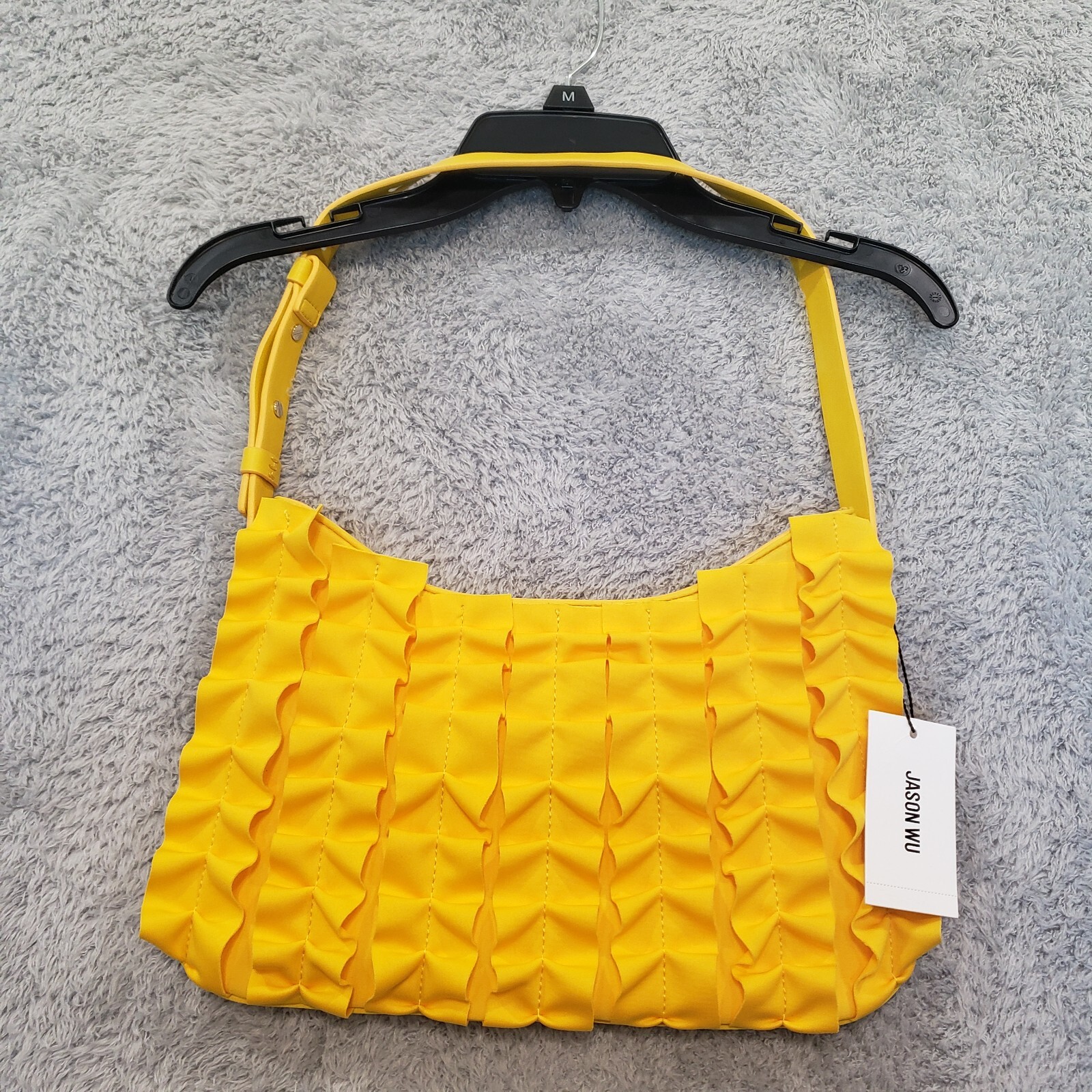 Jason Wu Sunflower Shoulder Bag Purse Ruffle Ribbon Detail NWT $138 Bright Girly