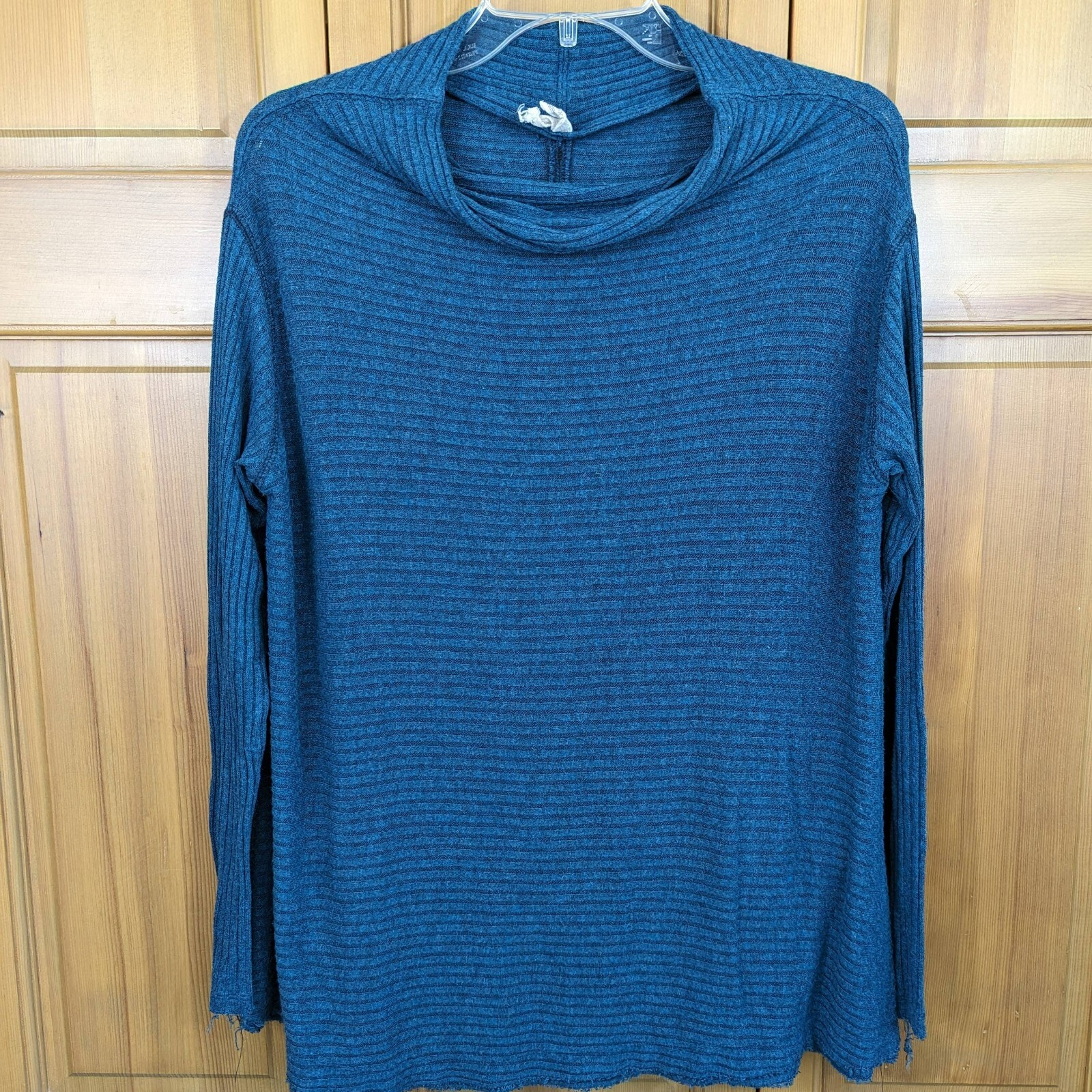 Dark bluish green women’s cowl neck sweater size S – P+S+ Urban Outfitters