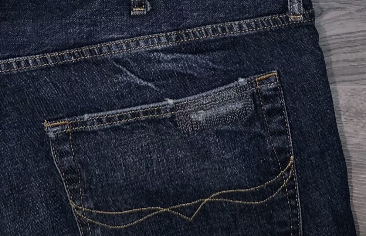 Polo Ralph Lauren Big & Tall Hampton Relaxed Straight Distressed Jeans Sz 48×30