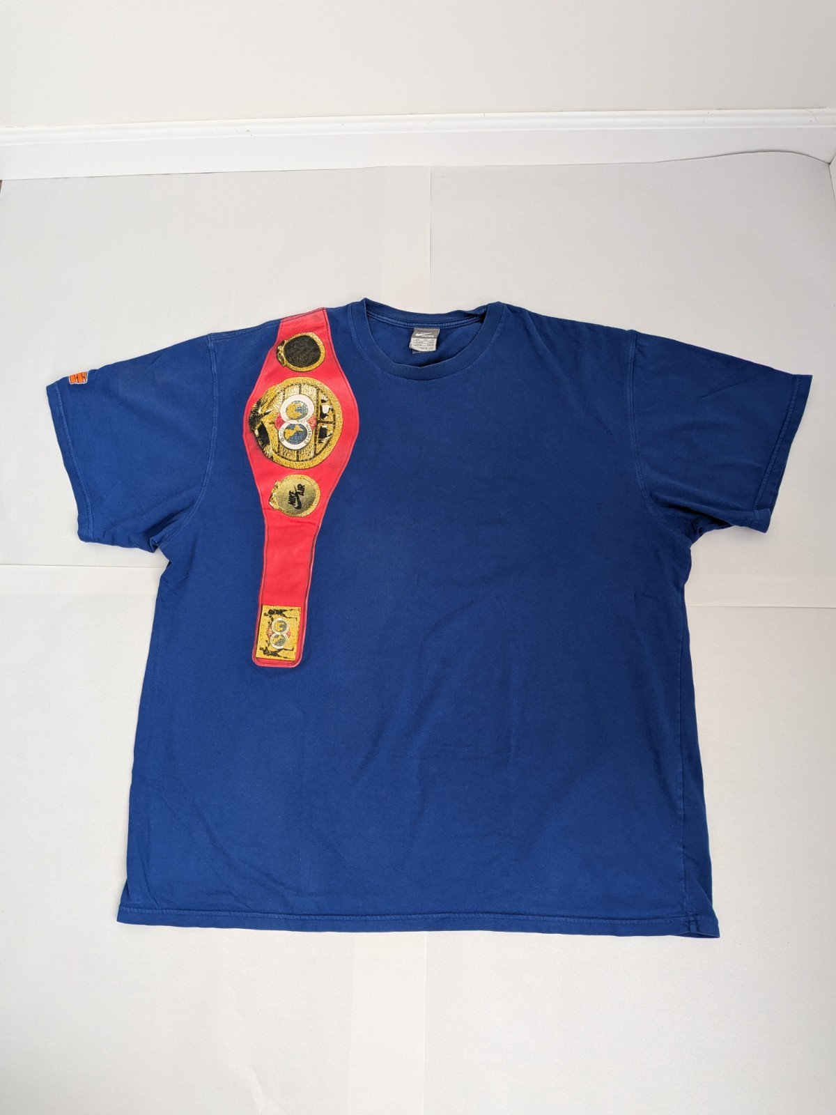 Nike Manny Pacquiao Vintage Y2K 2009 Boxing T Shirt XXL Blue/ Red/ Black