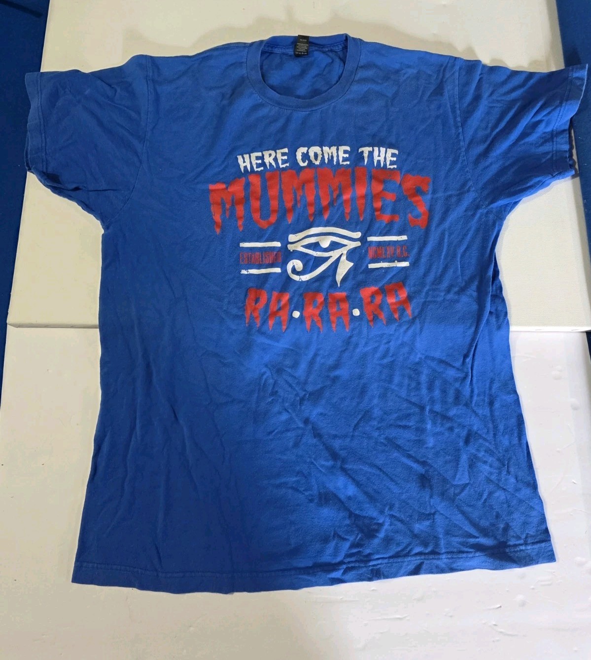 Vintage Here Come The Mummies T-Shirt Size Large LG