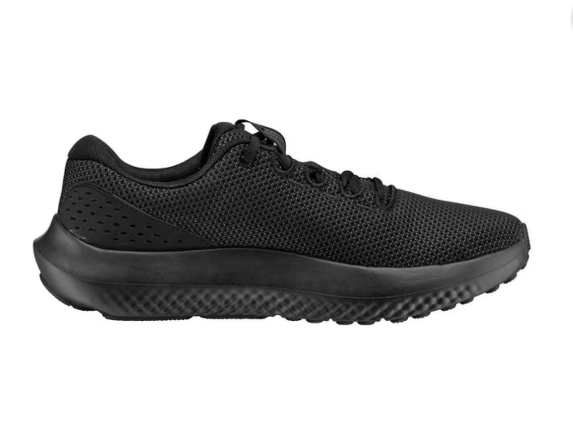 Under Armour Charged Surge 4 Black/Black/Black Shoes Men’s Size 11.5 Sneakers