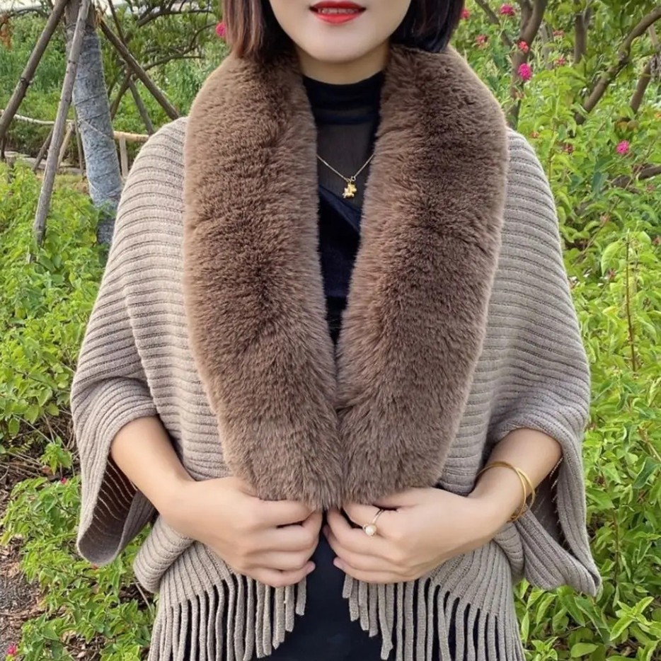 (💗Special Offer – 49% Off) Knitting Thick Women’s Loose Shawl 💥Buy 2 Free Ship