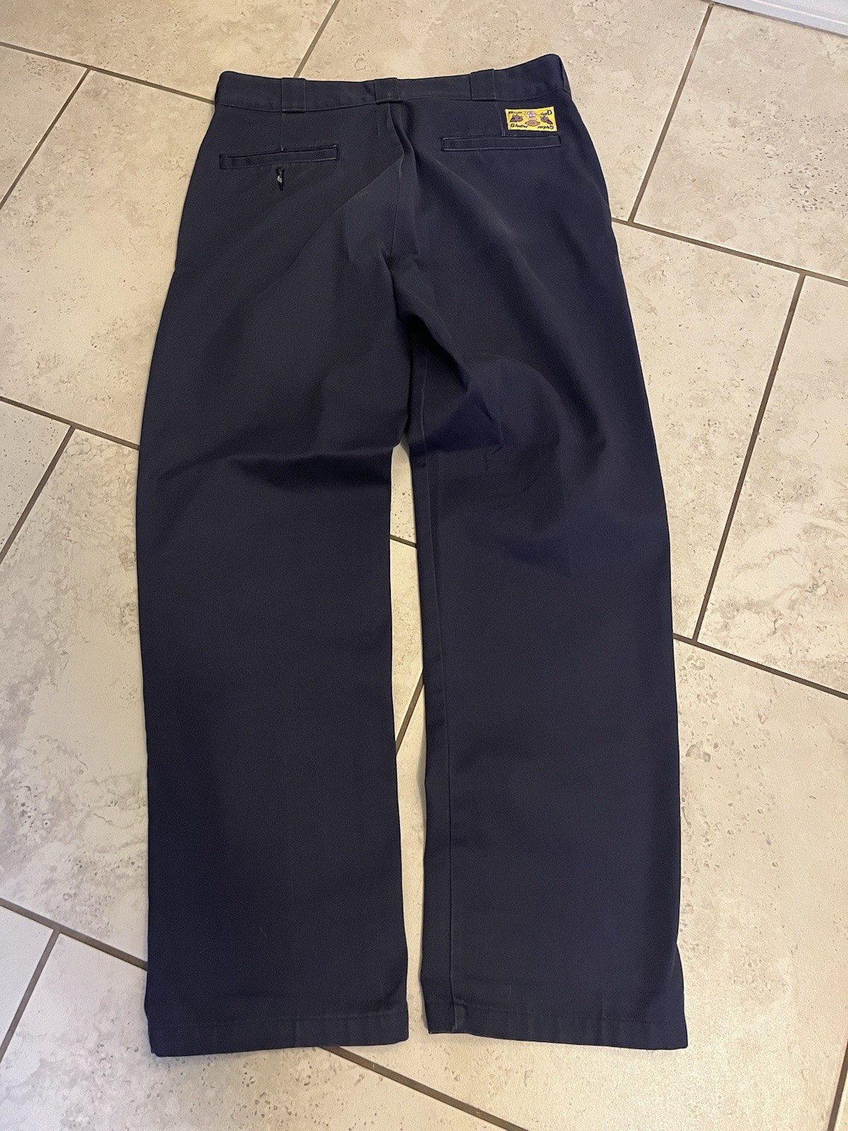 Dickies 874 Original Fit Men’s Work Pants Size 34 Blue Twill Cotton/Poly