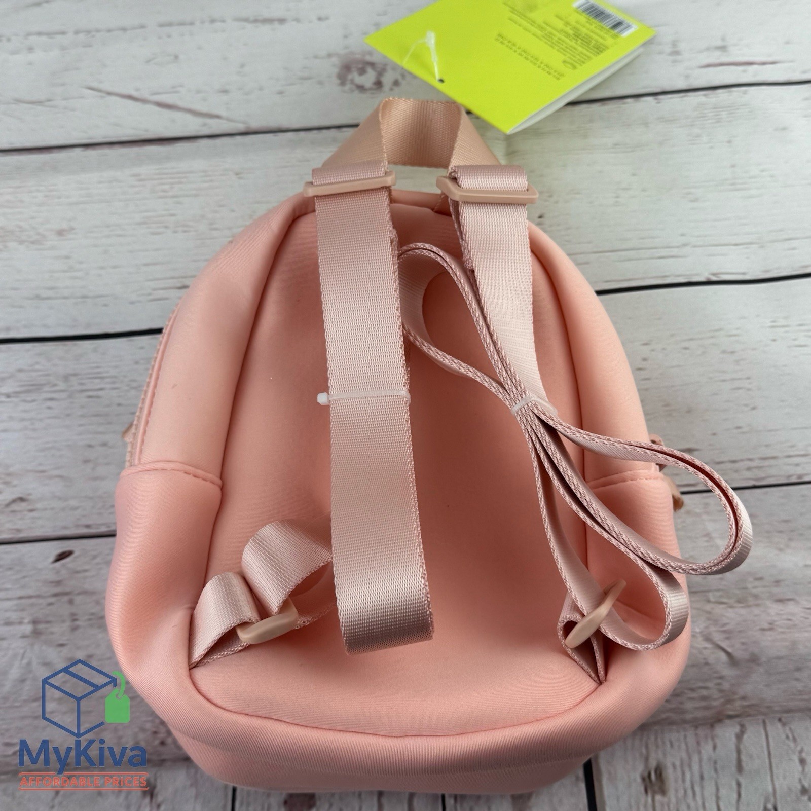 All In Motion 8.5in Neoprene Mini Backpack Blush Pink Front Zip Pocket New