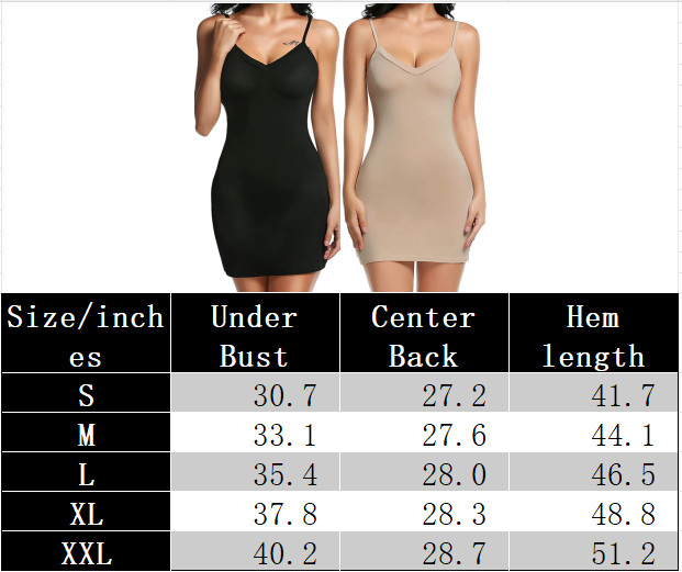 US Women Long Cotton Blend Spaghetti Strap Full Slip Under Dress Liner Nightgown