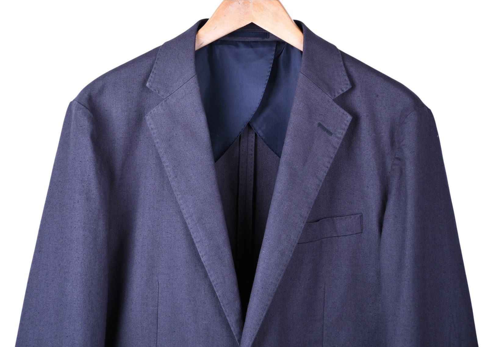 J.Crew Navy Blue Cotton Hemp Blend Patch Pocket Casual Blazer Sport Coat 40R