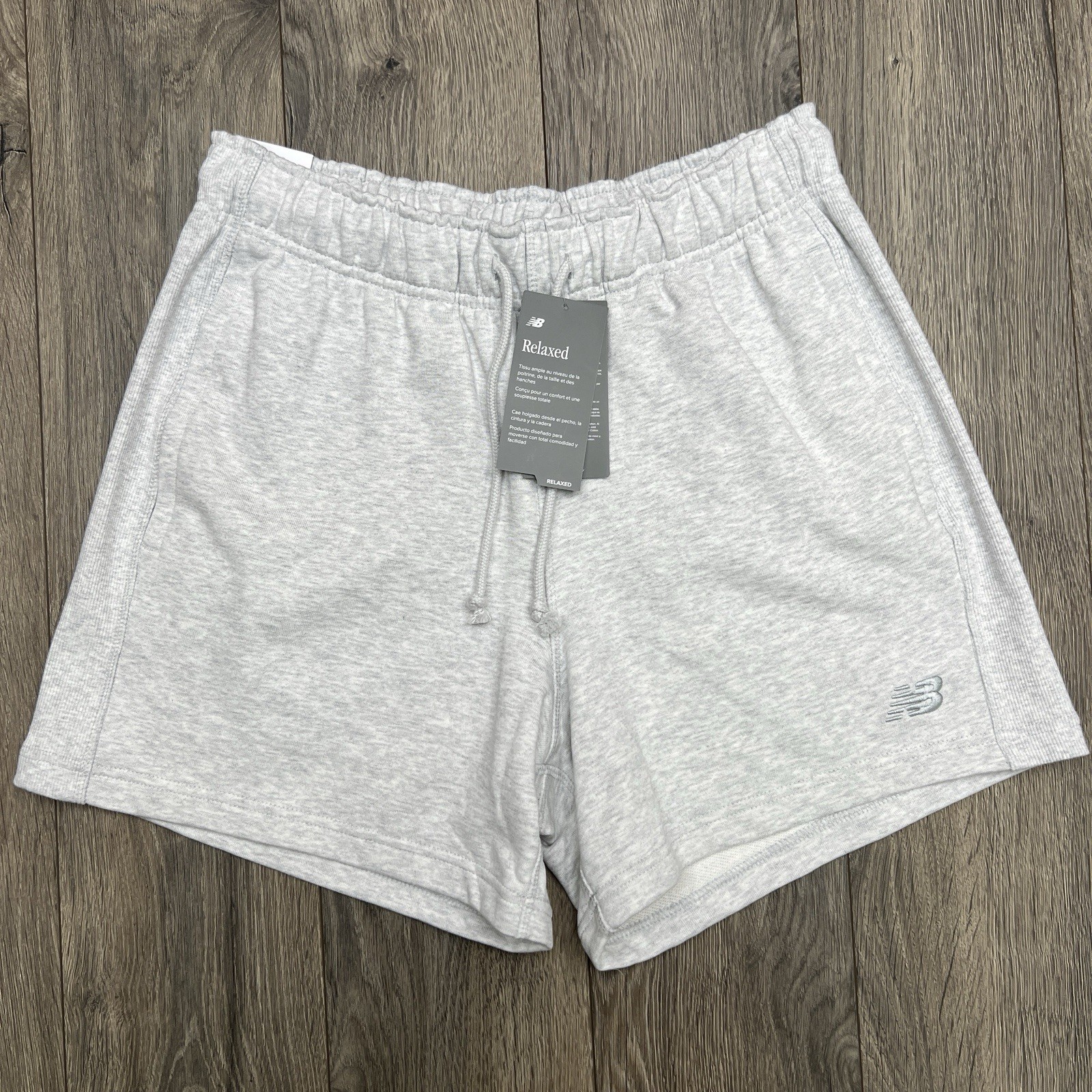 New Balance Shorts Size XL Grey 5″ Athletics French Terry Shorts $65