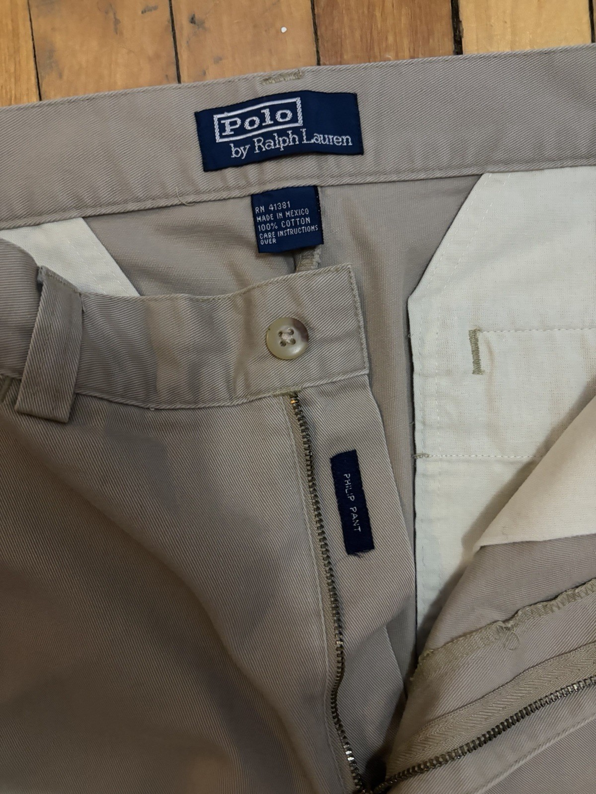 Polo Ralph Lauren Men’s Beige 100% Cotton Chino Pants 32×30