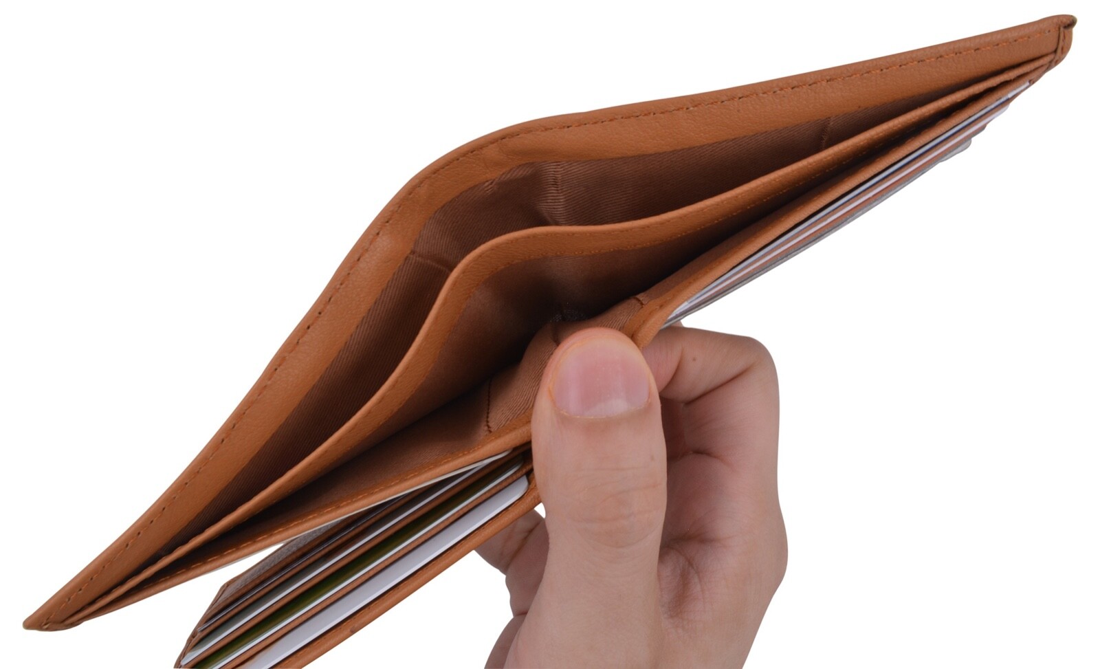 Brown Handcrafted Cowhide Genuine Leather Men’s Bifold Premium Wallet