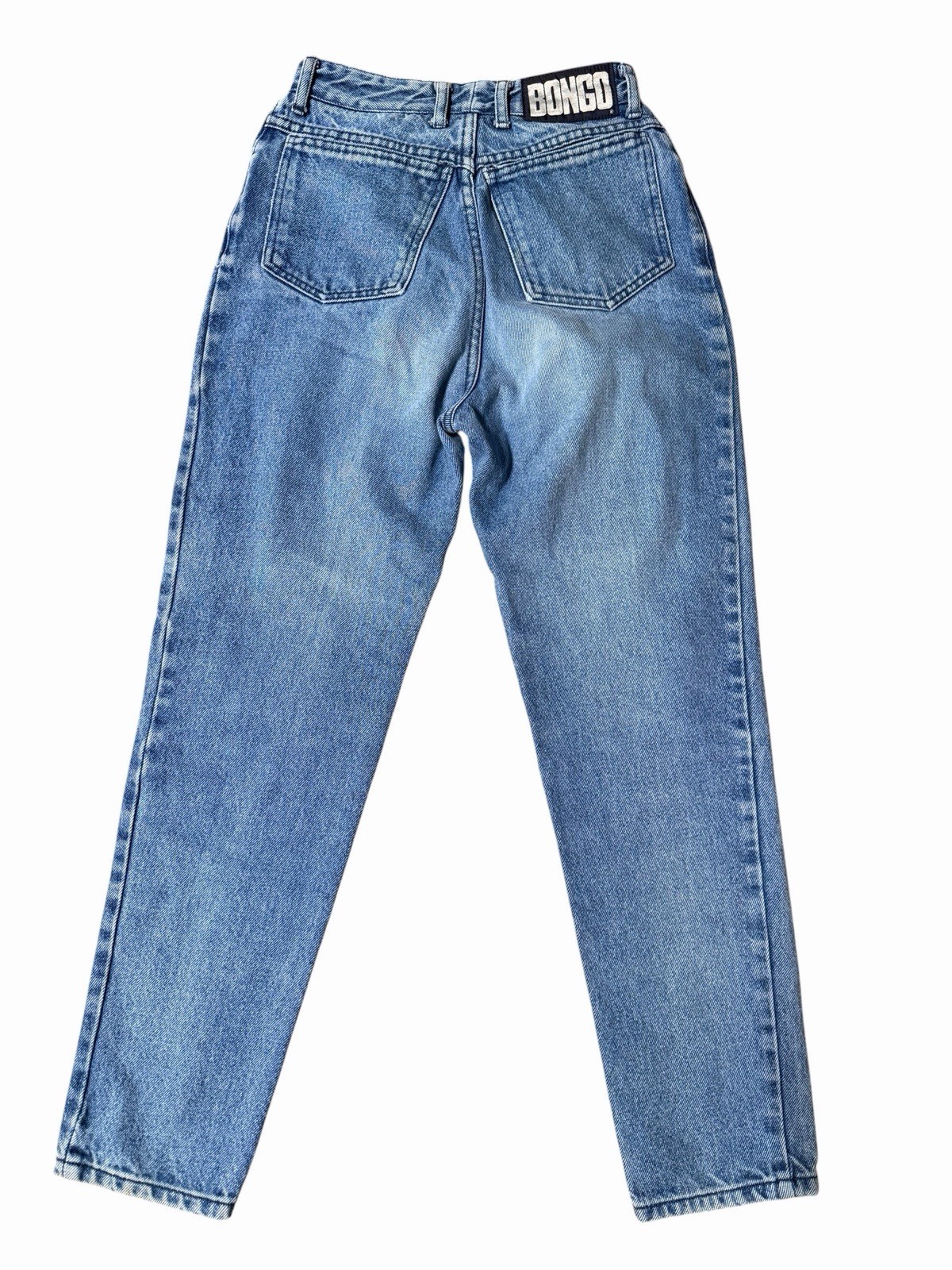 Vintage 90s Bongo High Waisted Tapered Mom Jeans Size 5 Made in USA