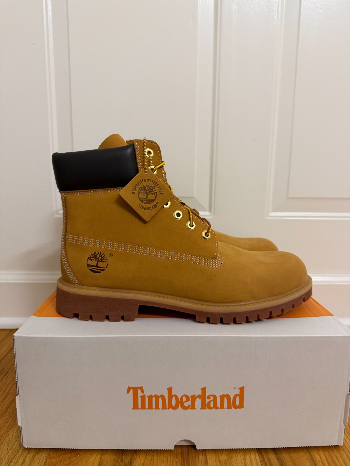 NEW Timberland 6 Inch Boot Wheat Nubuck Premium TB010061-713 Men’s Sz 9-12