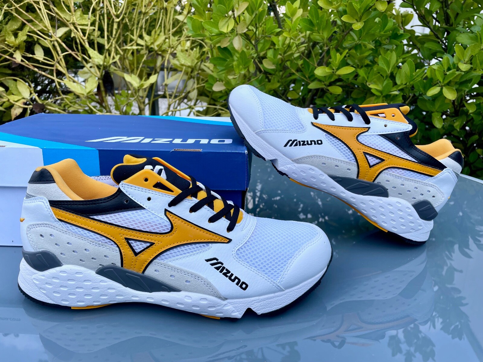 Mizuno Mondo Control White Yellow (2020) EUR 44.5 US 11 UK 10 D1GA201174