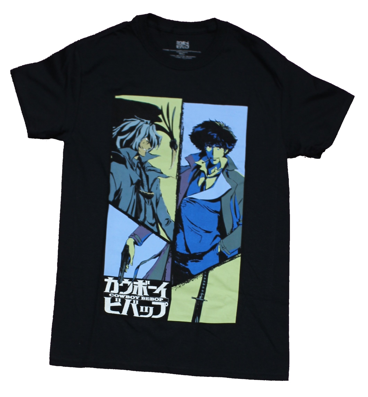 Cowboy Bebop Adult New T-Shirt – Spike & Vicious Duo Box