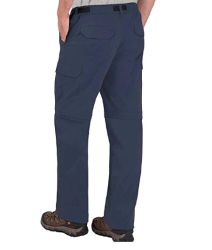 BC Clothing Men’s Convertible Stretch Cargo Hiking Pants/Shorts. Awesome Pant
