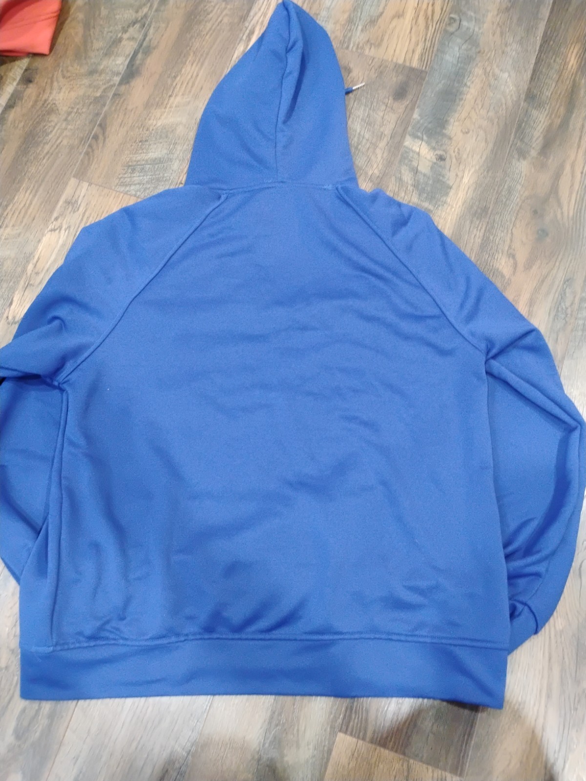 Vintage Harley-Davidson Motorcycle Half Zip Sweatshirt Hoodie Blue XL