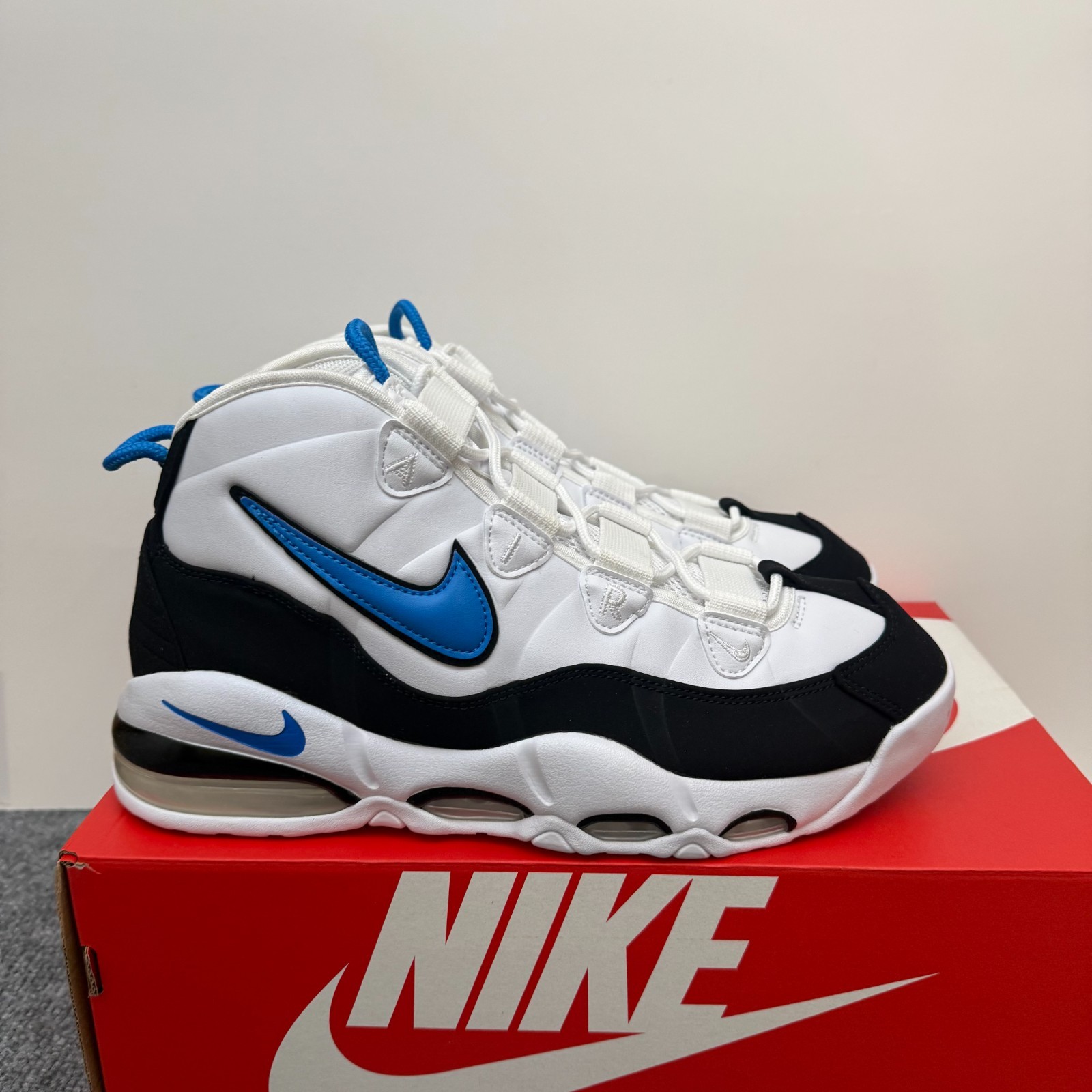 Nike Air Max Uptempo 95 Orlando Magic White Black Blue CK0892 103 Men Size 10