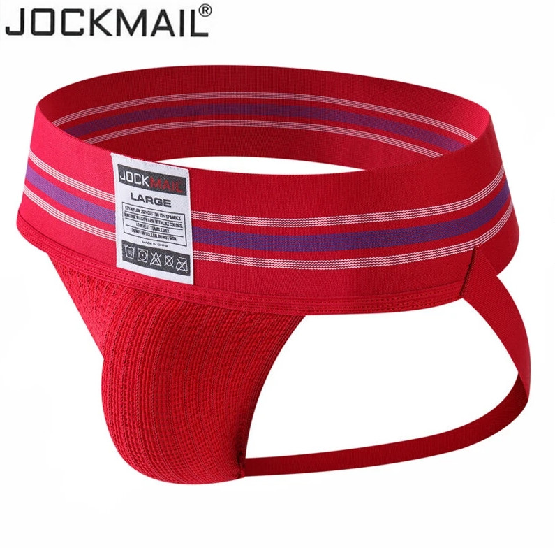 JOCKMAIL Men’s Jock Strap Sports Underwear Jockstrap Briefs Underpants Thong