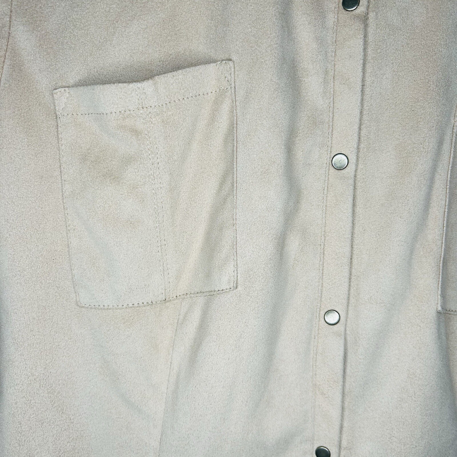 Tan Velvety Soft Kenneth Cole Button Up Size XS Women’s Business Casual Beige
