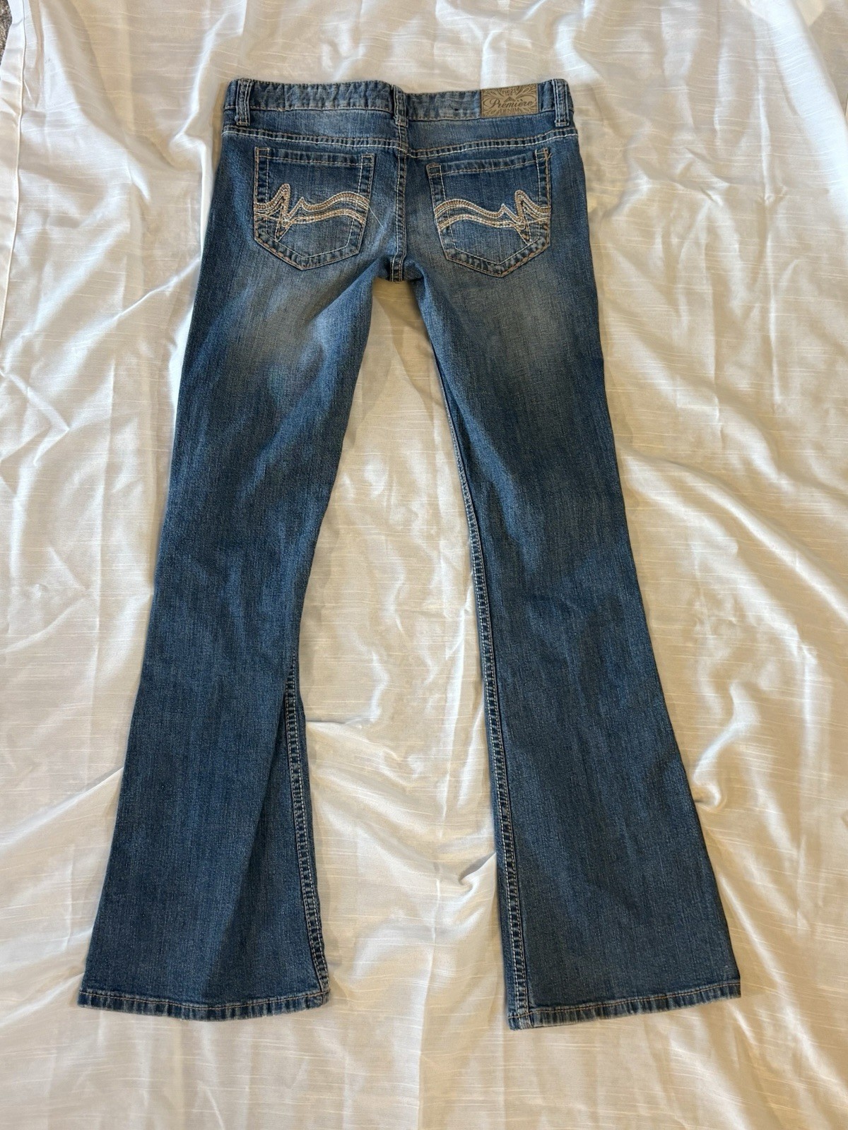 Y2K Rue 21 Premiere Super Low Rise Bootcut Flare Jeans Juniors size 5/6
