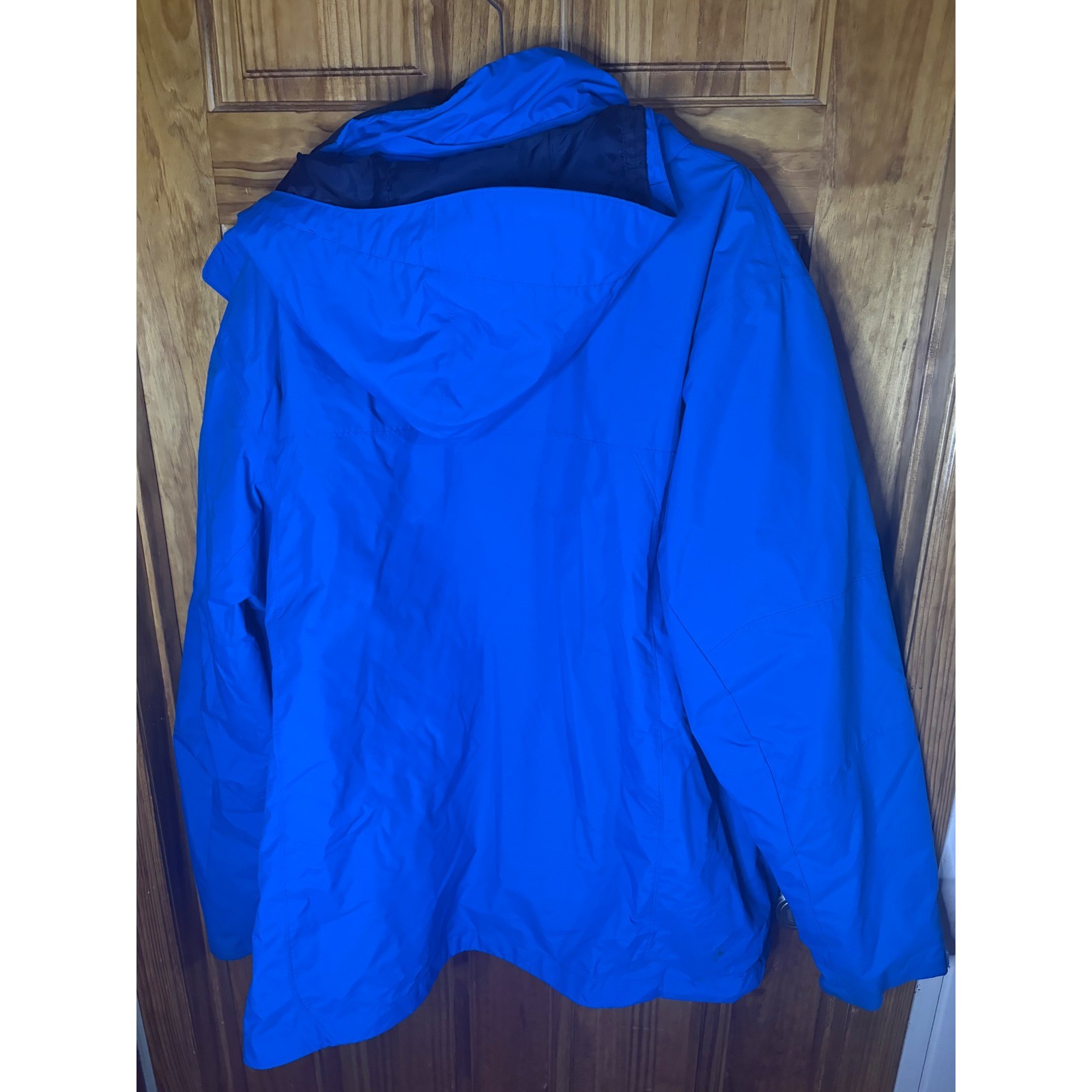 Columbia Omni-Tech 2 in 1 Omni-Heat Blue Waterproof Rain Jacket Mens XXL WM1053