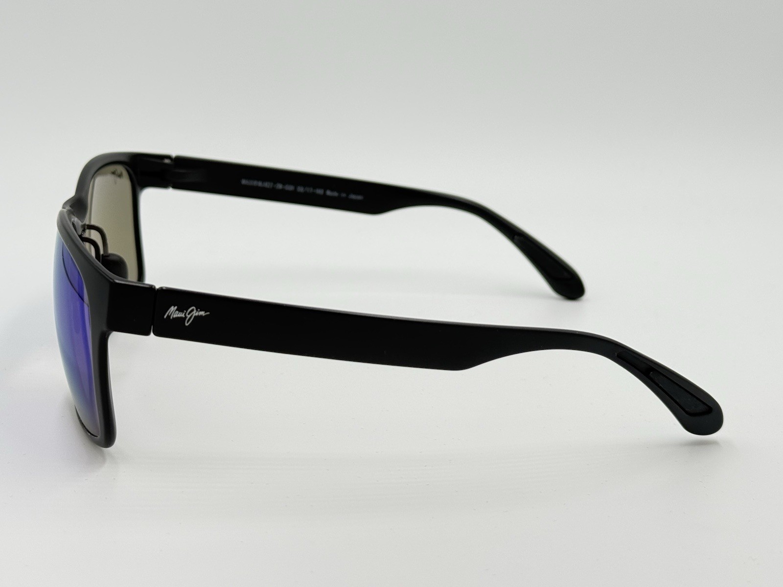MAUI JIM RED SANDS MJ432-2M Matte Black/Blue Hawaii POLARIZED AUTHENTIC Japan