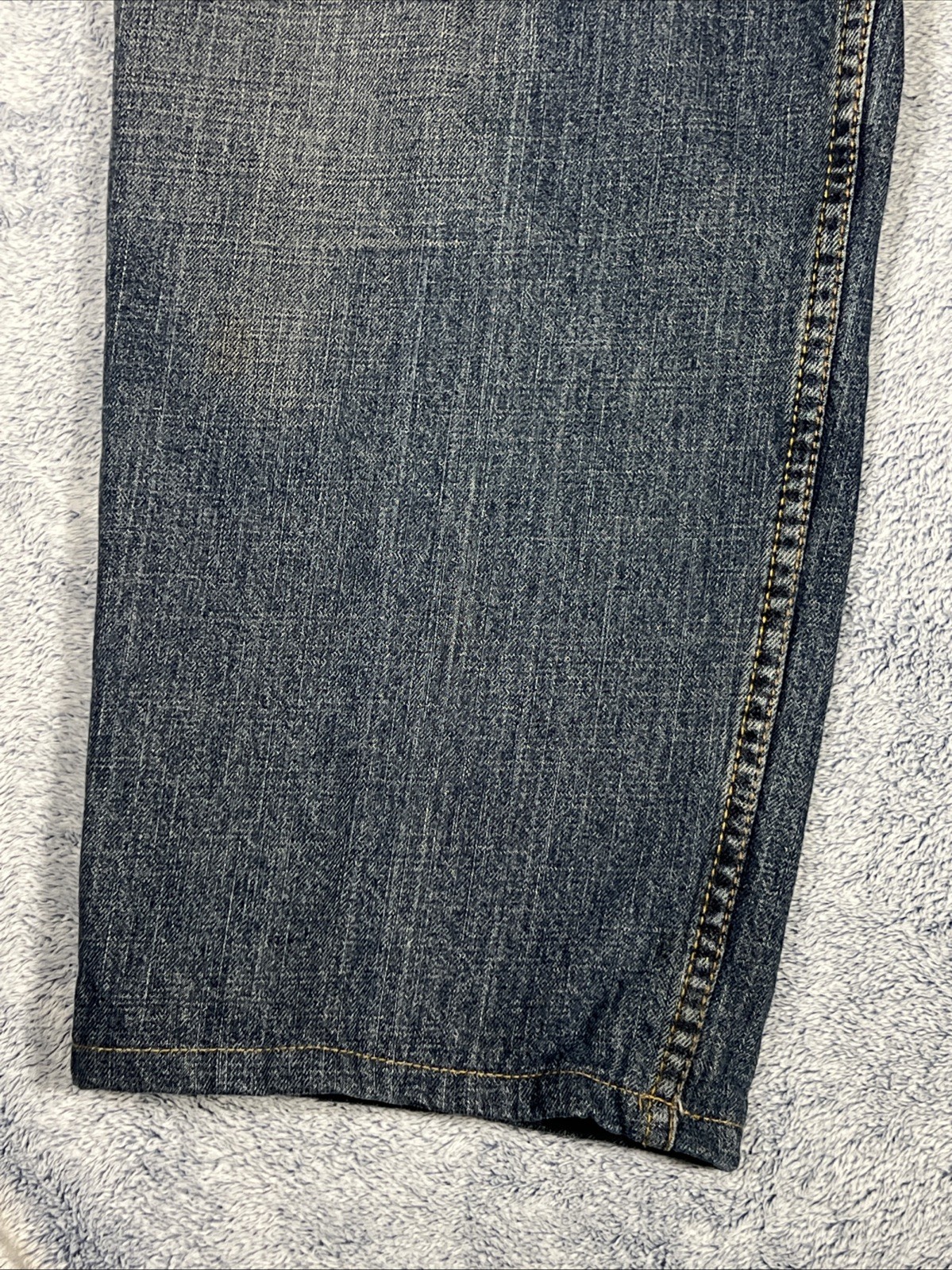 Signature Levi Strauss Jeans Mens 44×30 Relaxed Straight Leg Blue 100% Cotton