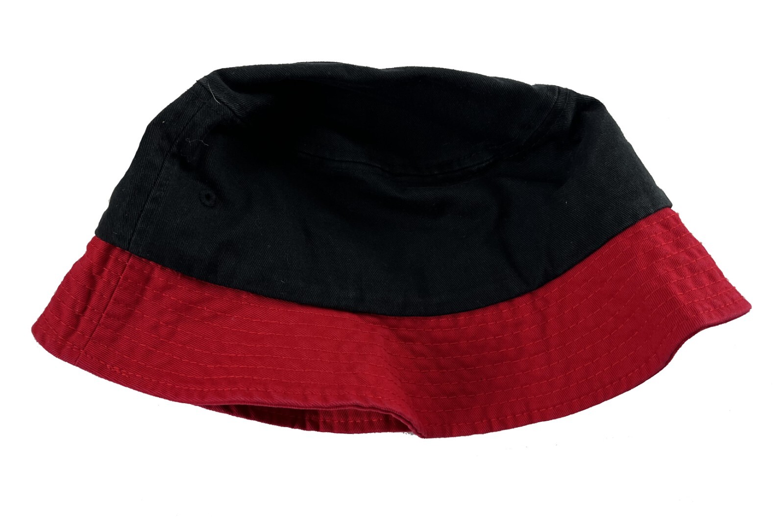 Lids Bucket Hat Two Tone Catcher’s Bucket Hat Unisex Adult Red/Black One Size