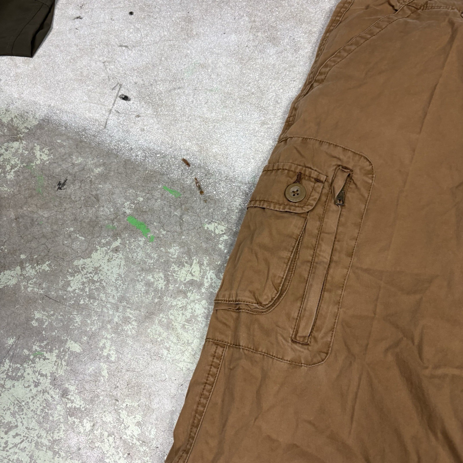 Vintage Arizona Jean Company Cathy Pants Mens Size 34×30 Baggy Convertible Y2K