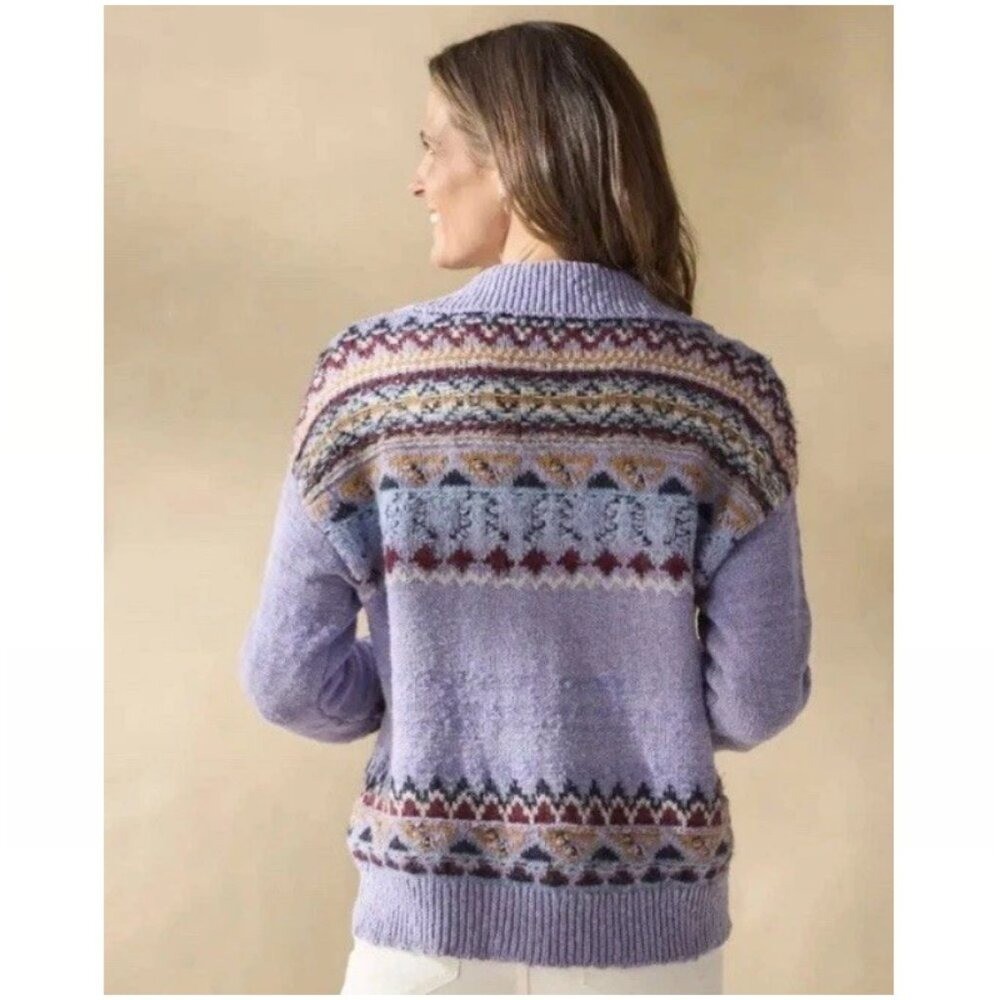 Sundance Calder Fair Isle Collar Sweater