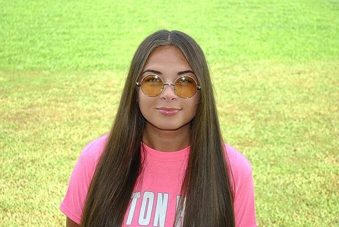 40 Pack Round Retro Vintage Clear, Tinted, Mirror 43 mm Lens Sunglasses bulk set