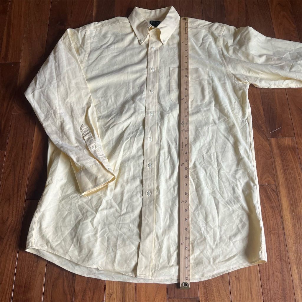 Jos. A. Bank Men’s LT Yellow Long Sleeve Button-Down Shirt Casual