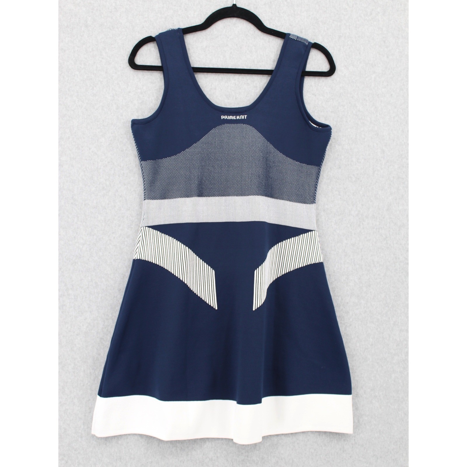 Adidas by Stella McCartney Barricade Dress Large Primeknit Tennis Blue White