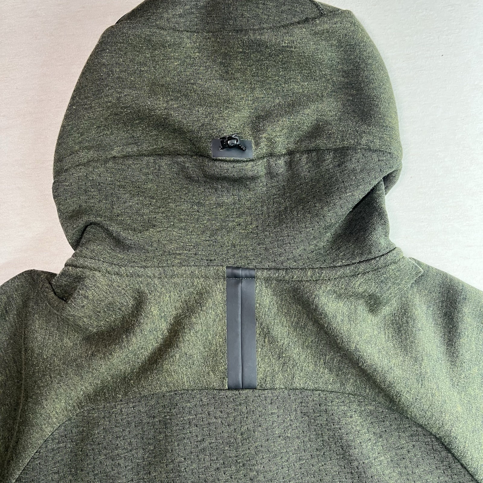Nike Tech Fleece Jacket Mens XL Olive Green Full Zip Hood Windrunner 832112-331