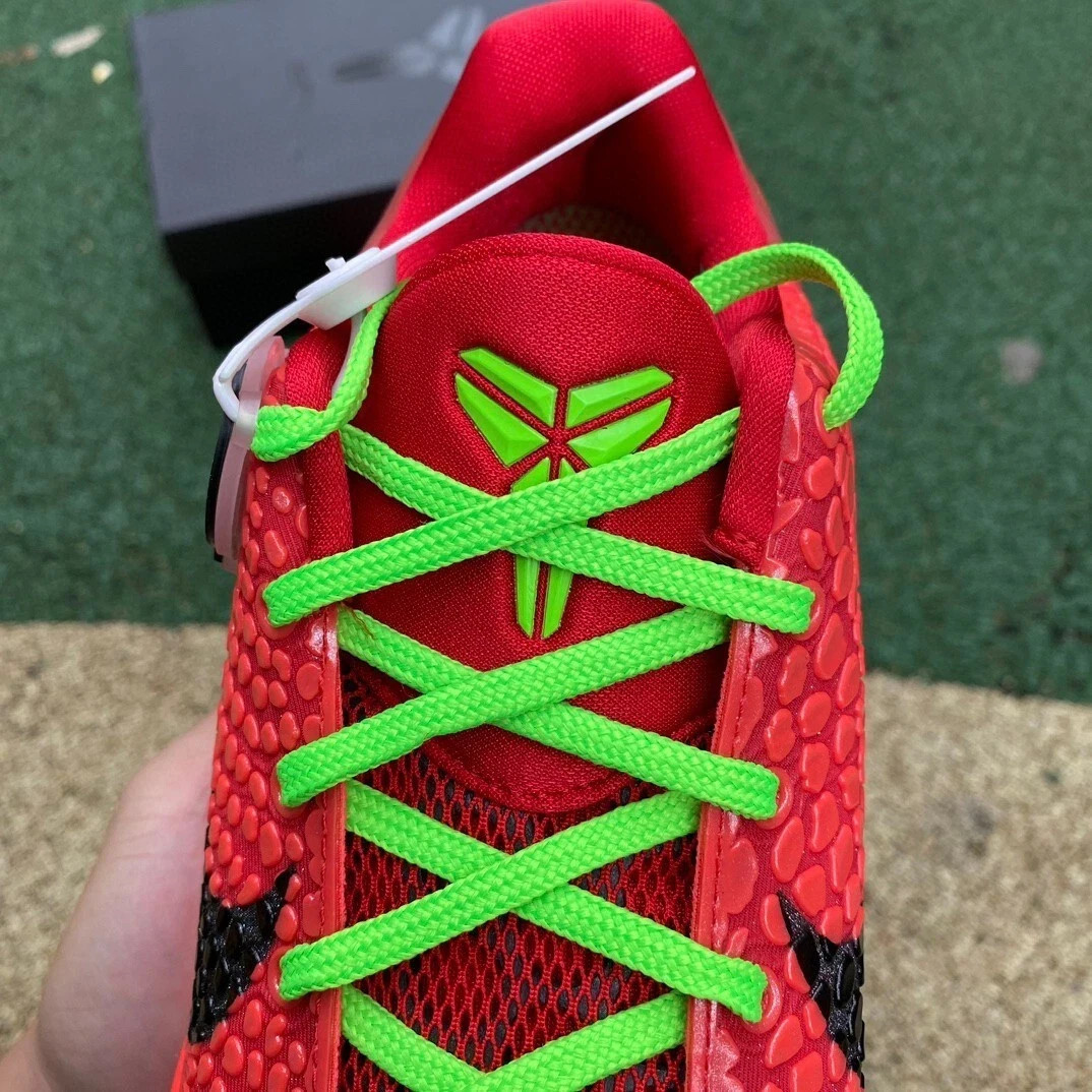 Kobe 6 Protro Reverse Grinch FV4921-600 All Men’s Size US -12