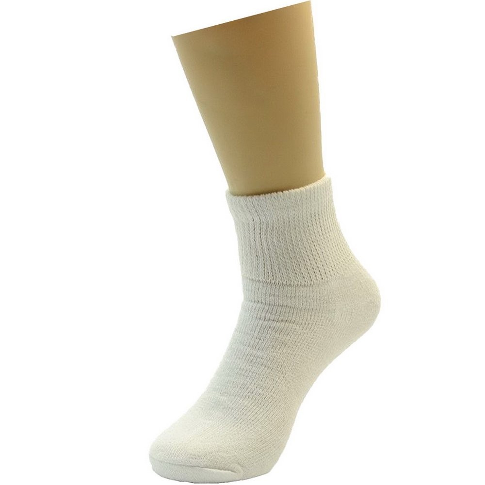 USBingoshop 12 Pairs Mens Physicians Approved Crew Diabetic Socks Cotton 1013…