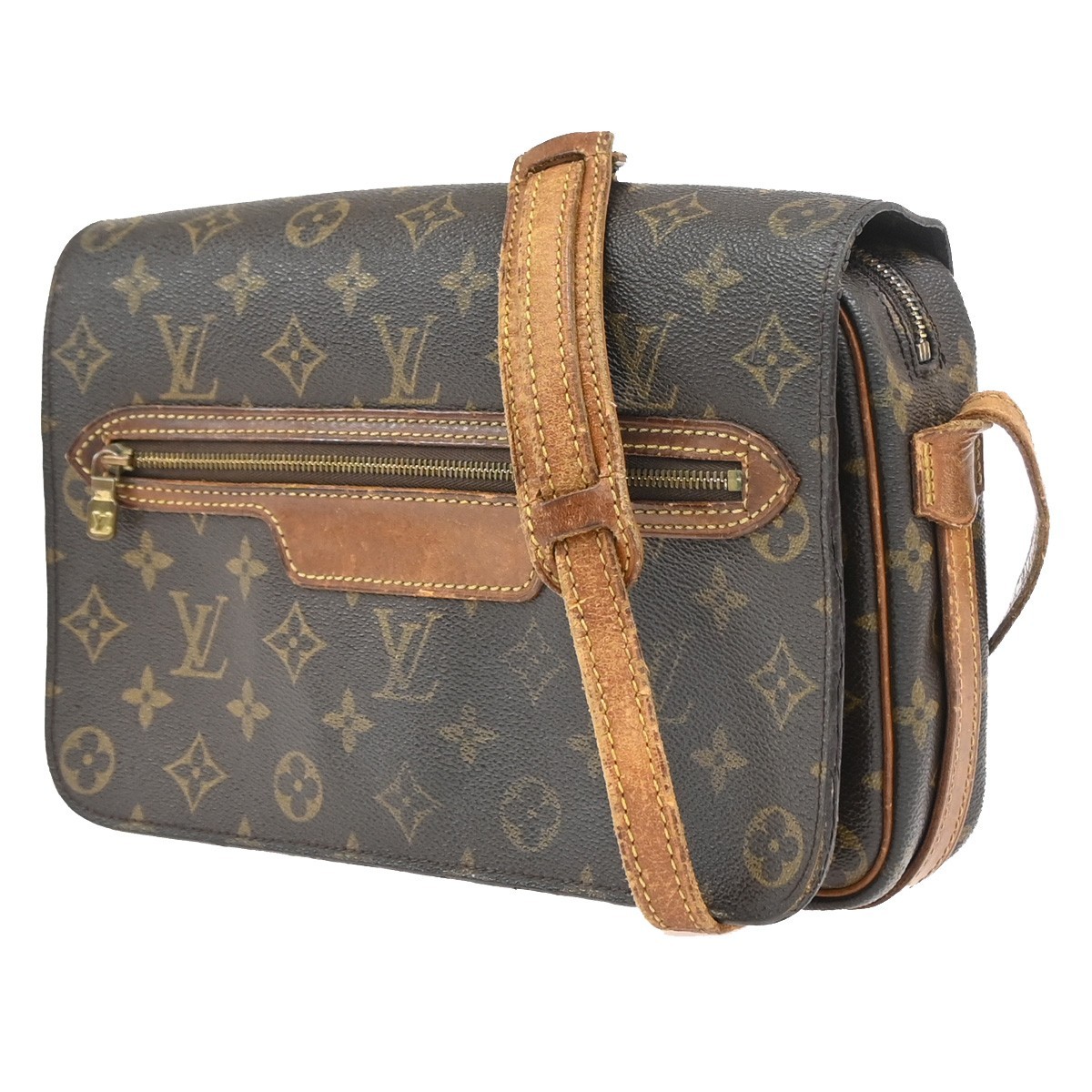 LOUIS VUITTONI Saint Germain 28 Shoulder Bag Monogram Leather BN M51207 66SA035