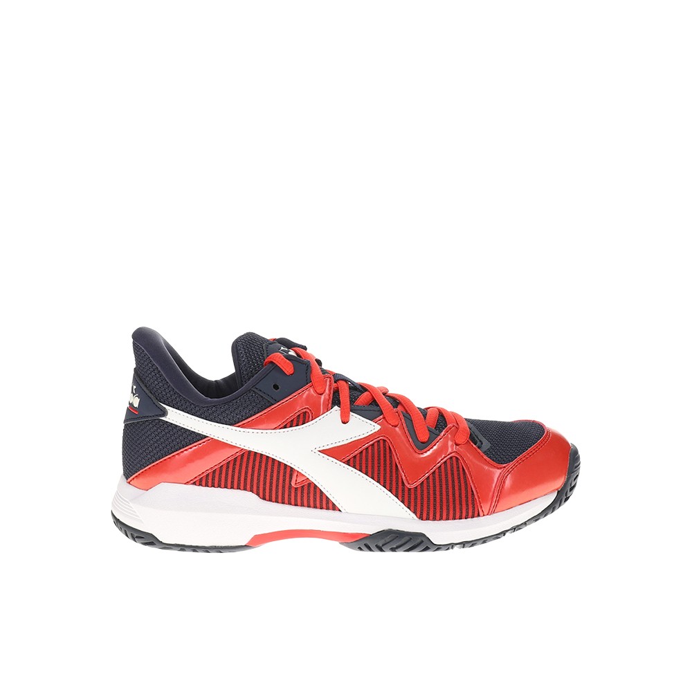 diadora B.Icon 2 Tennis Youth Boys Blue, Red Sneakers Athletic Shoes 179097-D02