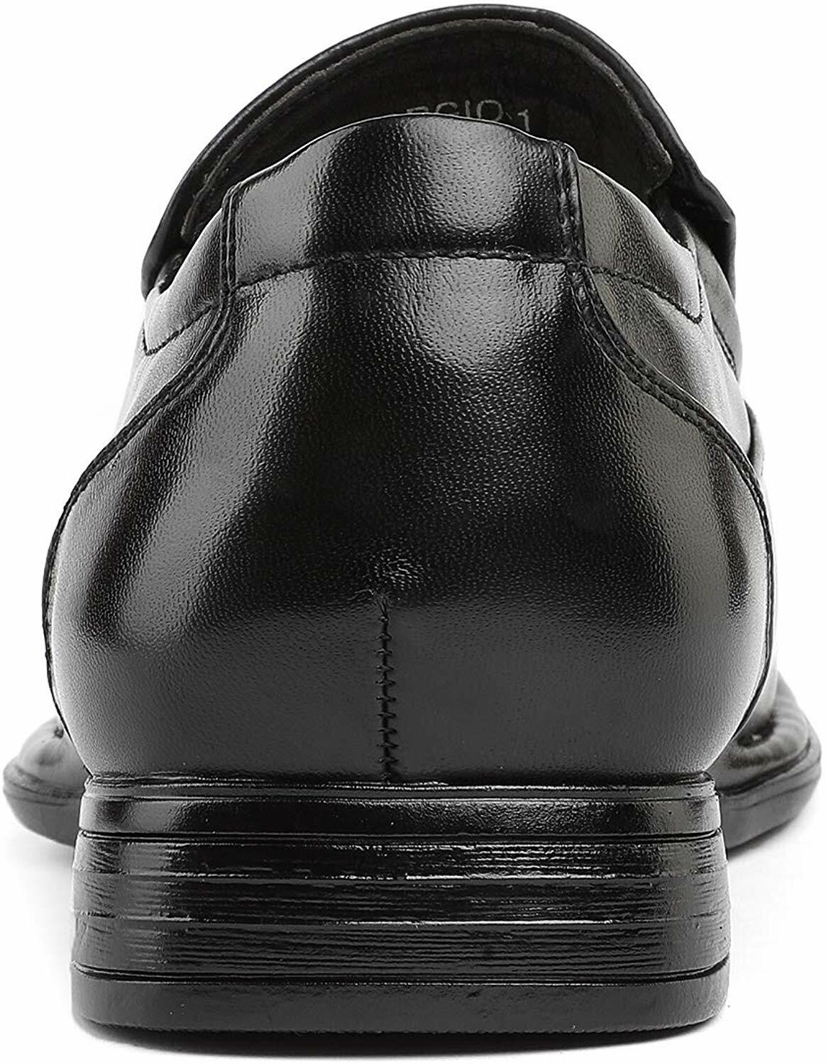Men’s Classic Square Toe Design Loafers Dress Oxford Formal Slip On Shoes
