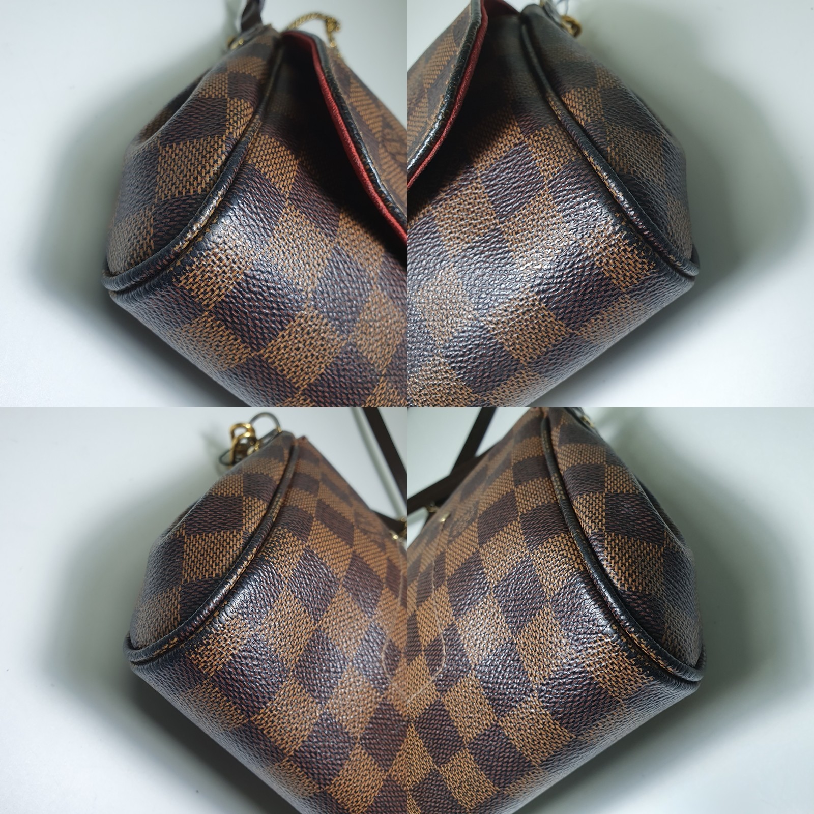 TARIFF FREE Authentic Louis Vuitton Favorite MM Damier Ebene N41129 Daily CLA762